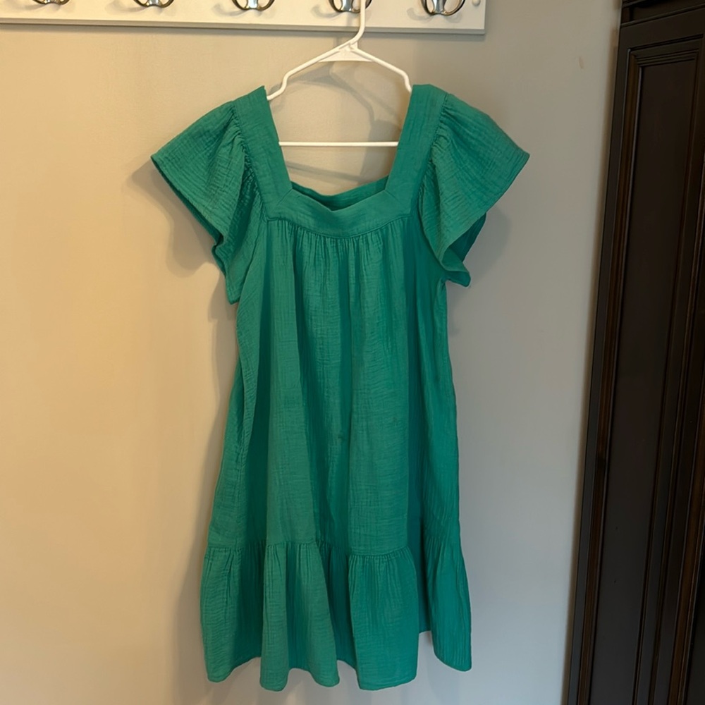 Rails Everdeen Dress Emerald XS minimal wear and unwashed